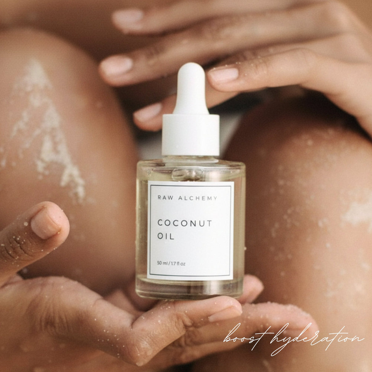 Raw Alchemy Cold-Pressed Virgin Coconut Face Massage Oil — product gallery image 10 of 12