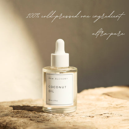 Raw Alchemy Cold-Pressed Virgin Coconut Face Massage Oil — primary product image