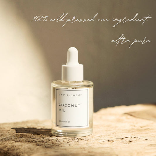 Raw Alchemy Cold-Pressed Virgin Coconut Face Massage Oil — primary product image