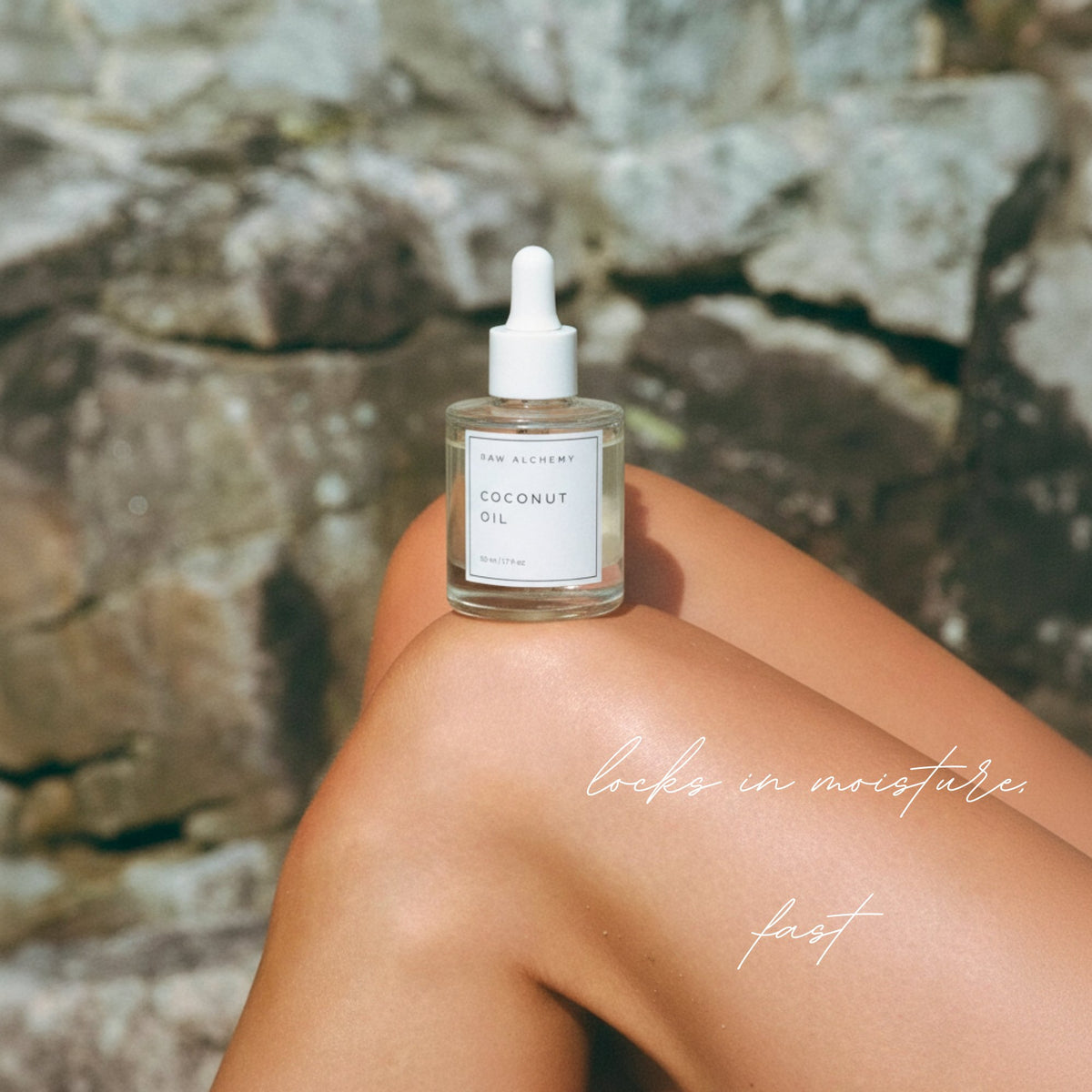 Raw Alchemy Cold-Pressed Virgin Coconut Face Massage Oil — product gallery image 2 of 12