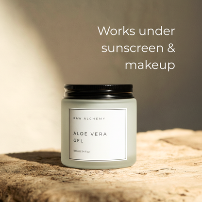 Raw Alchemy Pure Aloe Vera Gel for Face & Hair | 100% Natural, No Chemicals, Fragrance-Free