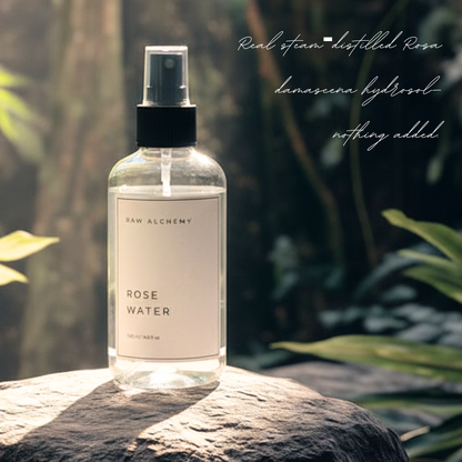 RAW ALCHEMY Steam‑Distilled Rose Water Toner