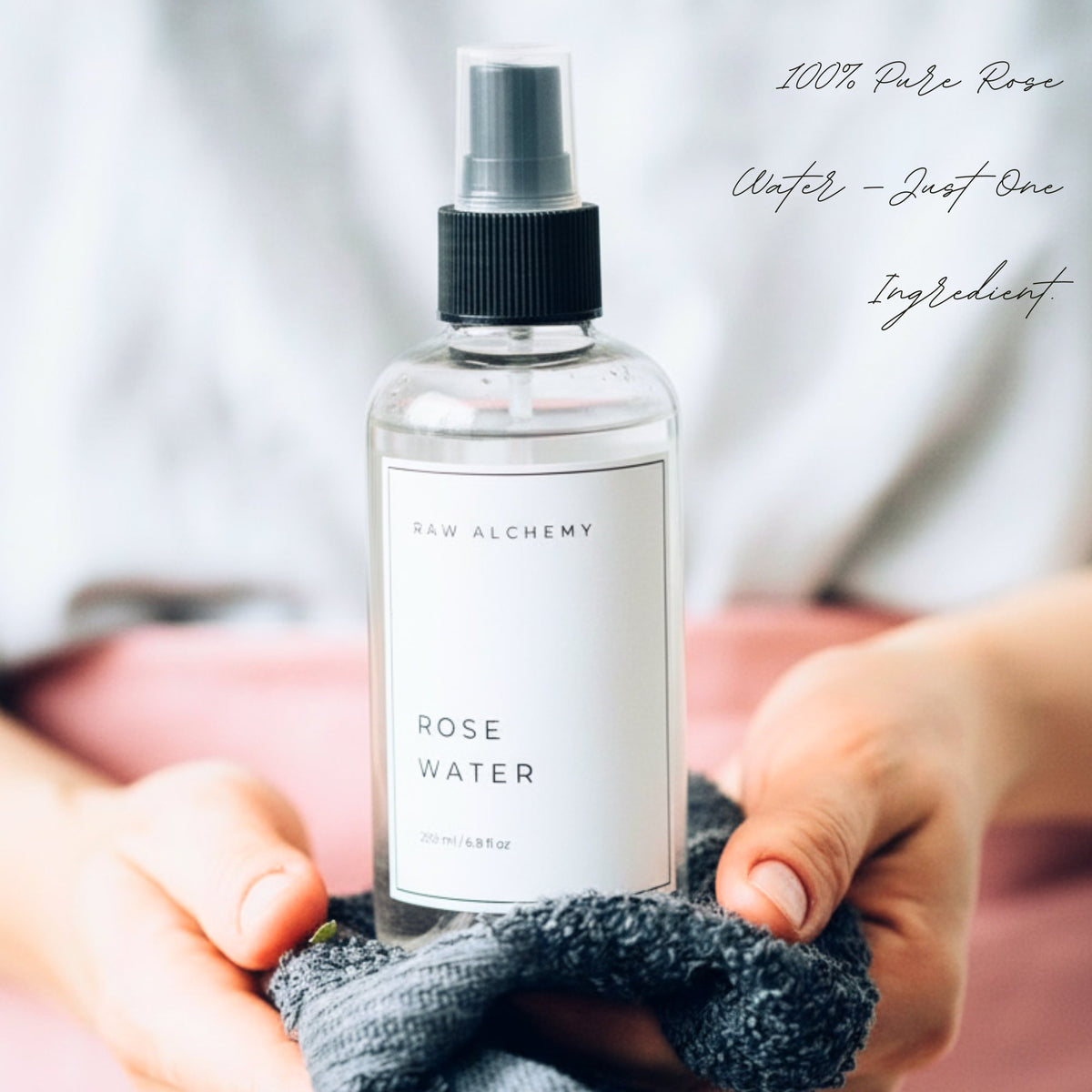 Raw Alchemy Steam-Distilled Pure Rose Water Toner — product gallery image 4 of 9