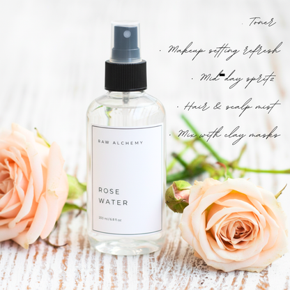 RAW ALCHEMY Steam‑Distilled Rose Water Toner