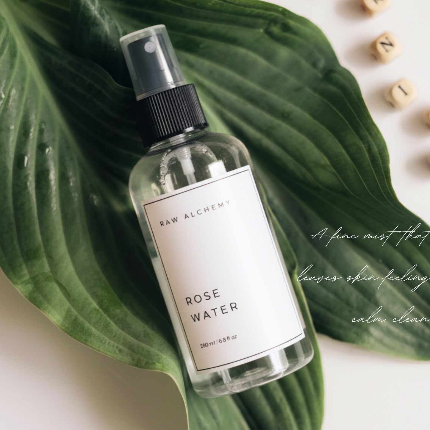 RAW ALCHEMY Steam‑Distilled Rose Water Toner