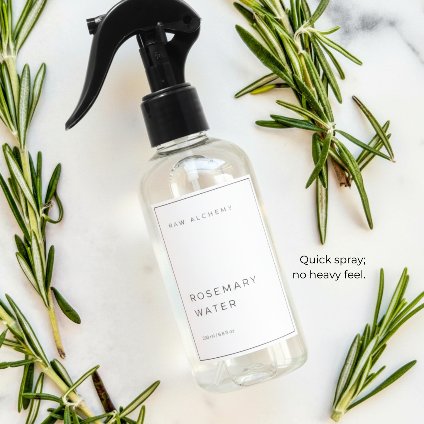 Raw Alchemy Steam-Distilled Rosemary Water Mist — product gallery image 4 of 8