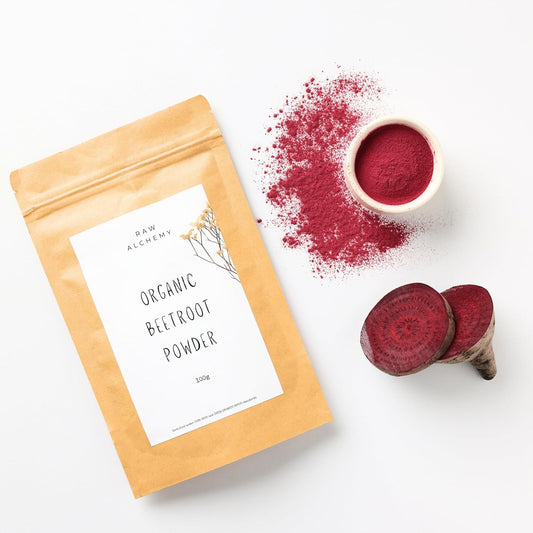 Raw Alchemy 100% Organic Beetroot Powder 100 g – Natural Powder for Glowing Skin & Healthy Hair