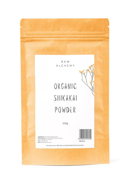 Raw Alchemy Organic Shikakai Powder 100 g – Herbal Shampoo for Hair Growth & Dandruff Relief