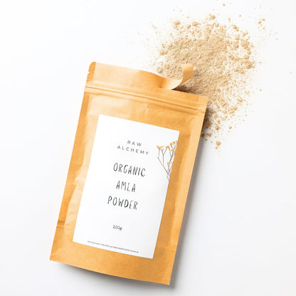 Raw Alchemy Organic Amla Powder 100 g (Indian Gooseberry) – Vitamin-C Hair Growth & Skin Brightening Herb