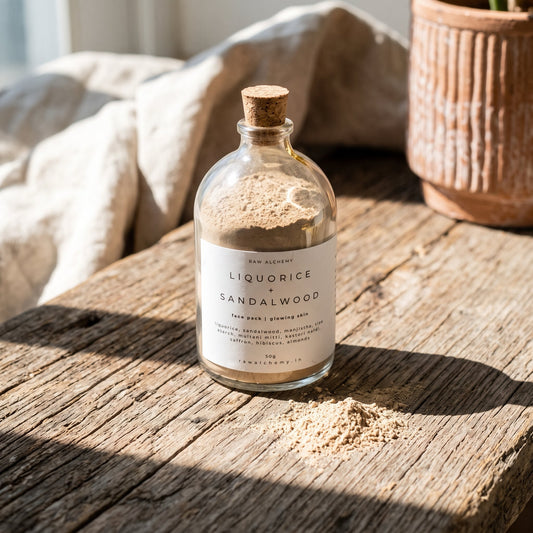Raw Alchemy Liquorice + Sandalwood Face Pack — 50 g