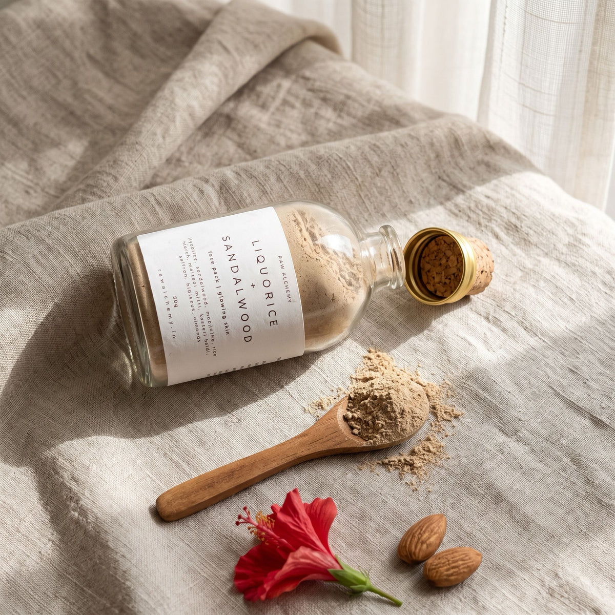 Raw Alchemy Liquorice + Sandalwood Face Pack — 50 g